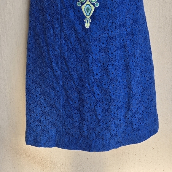 Lilly Pulitzer Valentia Blue Shift Dress - Picture 7 of 8